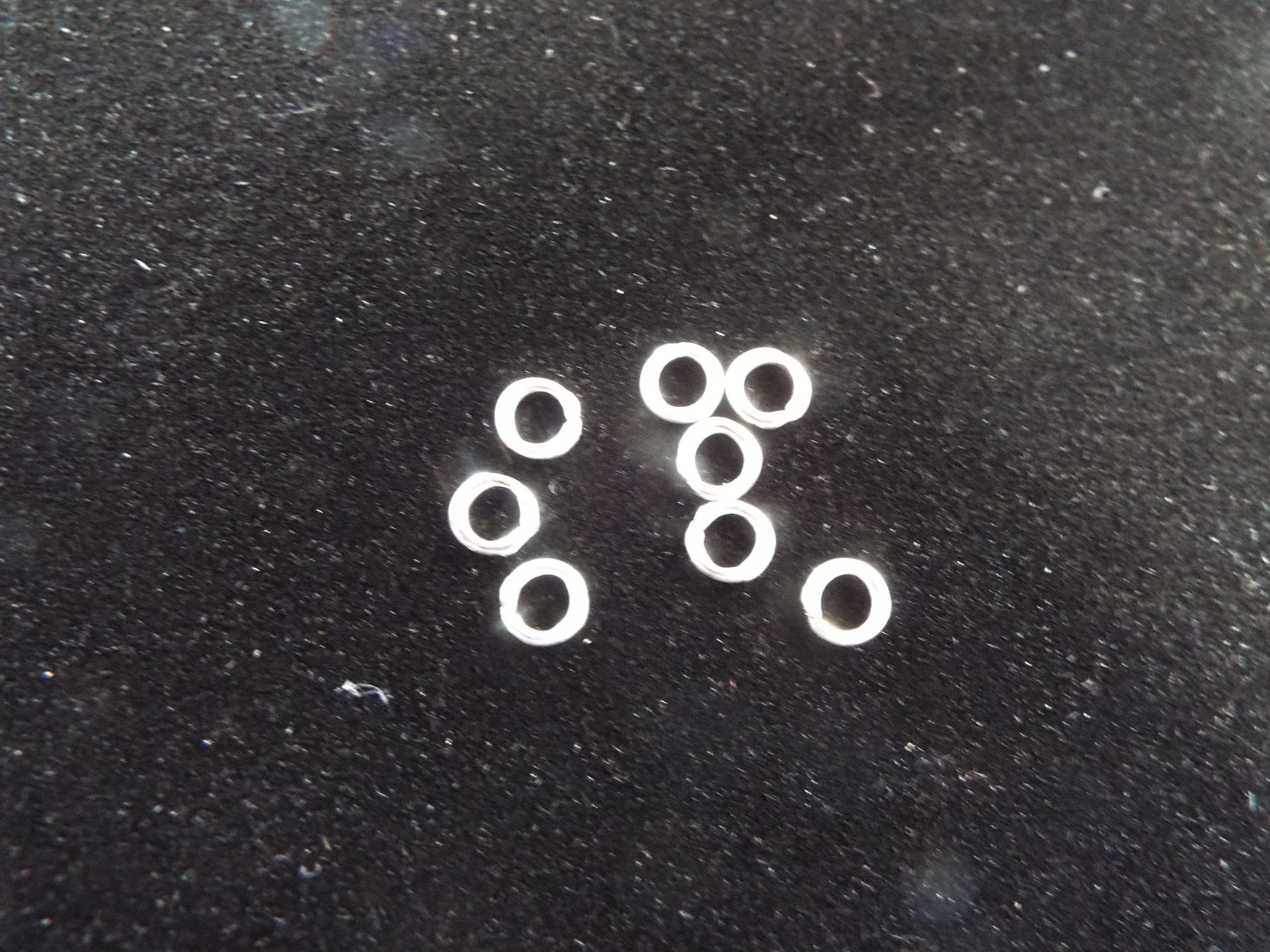 Sterling Silver 24g Open 8mm Jump Rings SS8MM24G